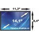 Screen for the Asus A2E laptop LCD 14,1“ 30pin CCFL - Glossy