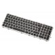 HP Envy 15T-J serie keyboard for laptop CZ/SK backlit silver