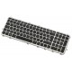 HP Envy 15-J005AX keyboard for laptop CZ/SK Backlit Silver frame
