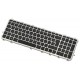 HP Envy 15-j007ax keyboard for laptop CZ/SK Backlit Silver frame