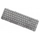 HP Pavilion DV7-2100 keyboard for laptop CZ/SK Silver