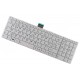 Toshiba Satellite c850-1c4 keyboard for laptop with frame CZ/SK White