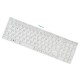 Toshiba Satellite C70D-B-11G (PSCLEE-00F00HGR) keyboard for laptop white, with frame CZ/SK