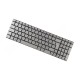 Asus N550JA keyboard for laptop CZ/SK Silver, Without frame, Backlit