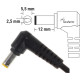 Laptop car charger Fujitsu Siemens Kompatibilní ADP-90SB AD Kompatibilní Auto adapter 90W