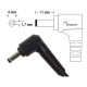 Laptop car charger Lenovo Chromebook N21 Auto adapter 45W