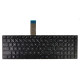 Asus F750LN keyboard for laptop CZ black, without frame, without backlight