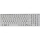 Gateway NV76R keyboard for laptop CZ white, without frame, without backlight