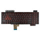 Asus FX505GD-BQ keyboard for laptop without frame, black CZ/SK, with backlight